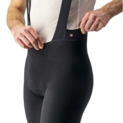 Salopette Castelli Premio Rosso Corsa Nero -Ricambi Bici Pro salopette castelli premio nero 4