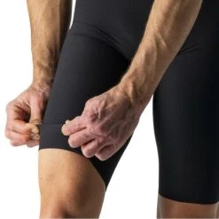 Salopette Castelli Premio Rosso Corsa Nero -Ricambi Bici Pro salopette castelli premio nero 5