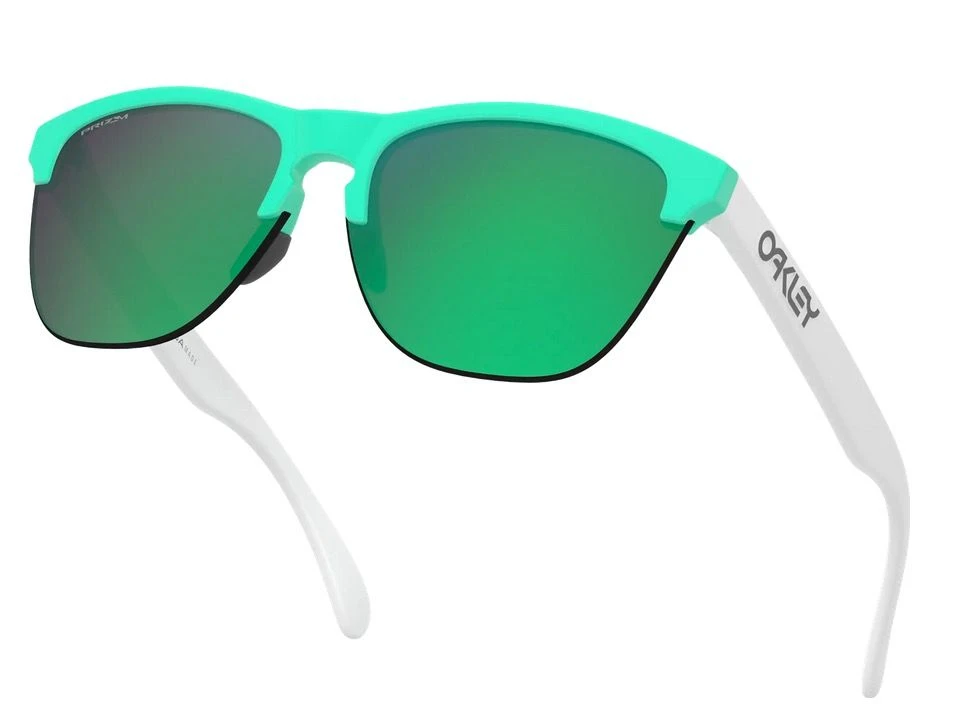 Oakley Frogskins Lite Celeste/bianco Opaco Lenti Prizm Jade Origins Collection 4 Oakley Frogskins Lite Celeste/bianco Opaco Lenti Prizm Jade Origins Collection - immagine 2