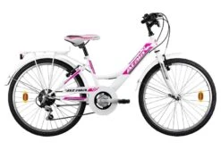 ATALA Toscana 24'' 6v. Bambina Bianco/fuxia