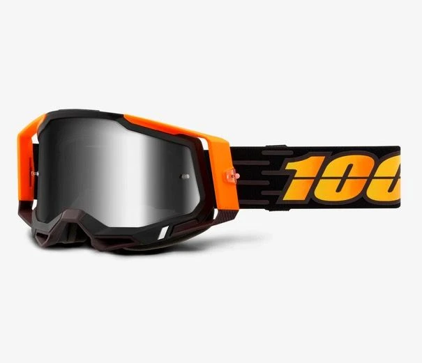 100% Maschera Racecraft 2 Costume2 Lente Mirror Argento 3 100% Maschera Racecraft 2 Costume2 Lente Mirror Argento