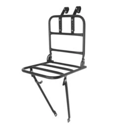 Portapacchi In Acciaio Rms 26/28'' Anteriore Nero