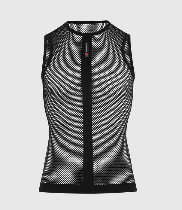 Canotta Intima Assos NS Superleger Skin Layer Nero/bianco 3 Canotta Intima Assos NS Superleger Skin Layer Nero/bianco