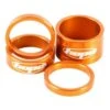 HOPE Kit Spessori Alluminio 20/10/5mm Arancione 4pz -Ricambi Bici Pro spessori hope arancio
