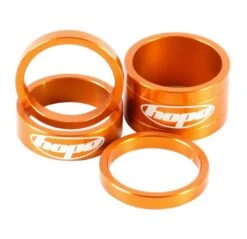 HOPE Kit Spessori Alluminio 20/10/5mm Arancione 4pz