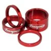 HOPE Kit Spessori Alluminio 20/10/5mm Rosso 4pz -Ricambi Bici Pro spessori hope rosis