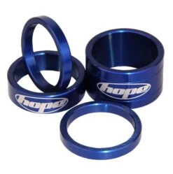 HOPE Kit Spessori Alluminio 20/10/5mm Blu 4pz