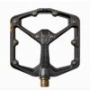 Crankbrothers Pedali Stamp 11 Nero/oro Tg.L -Ricambi Bici Pro stamp11