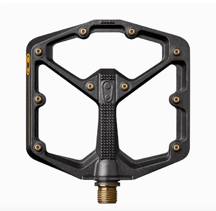 Crankbrothers Pedali Stamp 11 Nero/oro Tg.L 3 Crankbrothers Pedali Stamp 11 Nero/oro Tg.L