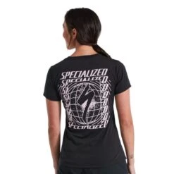T-shirt Specialized Altered Donna Nero -Ricambi Bici Pro t shirt specialized altered donna nero 2