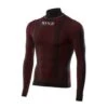 SIXS Maglia Intima A Collo Alto Lupetto Carbon Rosso Scuro -Ricambi Bici Pro ts3 dark red sixs lupetto maglia termica rosso