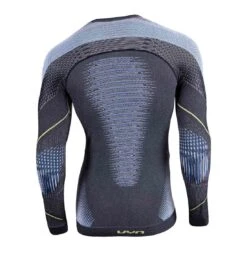 UYN Maglia Intima Manica Lunga Giro Collo Evolutyon Grigio/blu/giallo -Ricambi Bici Pro u100013 g976 maglia intima manica lunga evolutyon active comfort