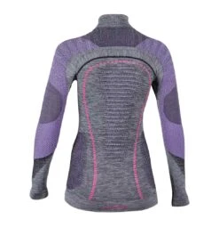 UYN Maglia Intima Manica Lunga Lupetto Ambityon Donna Nero/viola -Ricambi Bici Pro u100055 b473 maglia intima maniche lunghe uyn ambityon donna