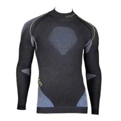 UYN Maglia Intima Manica Lunga Lupetto Evolutyon Grigio/blu/giallo